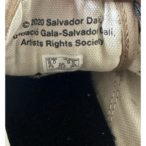 Vans MoMA Old Skool Twist Salvador Dali Limited Edition Men’s Size 8/Women’s 9.5 - Picture 5 of 5